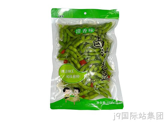 j9国际站集团卤汁毛豆清香味328g