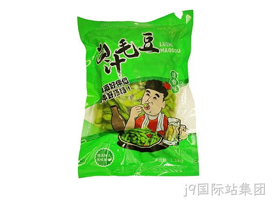 浙j9国际站集团卤汁毛豆香辣味1.1kg
