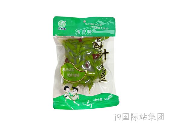 j9国际站集团卤汁毛豆清香味328g