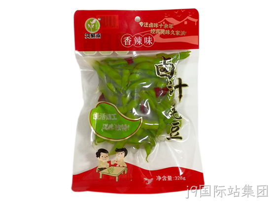 j9国际站集团卤汁毛豆香辣味328g